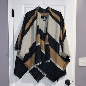 Express OS Open Front Poncho